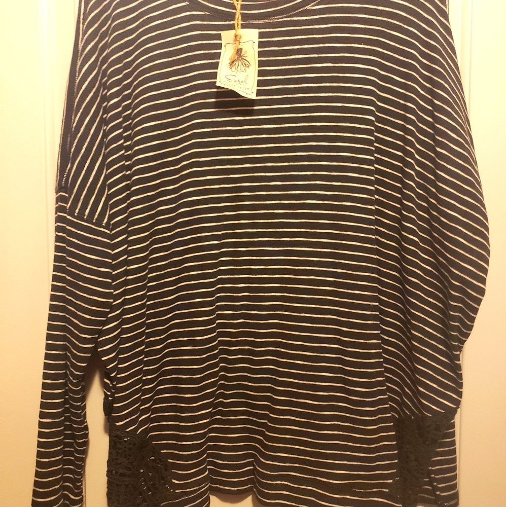 Easel Striped Sweater